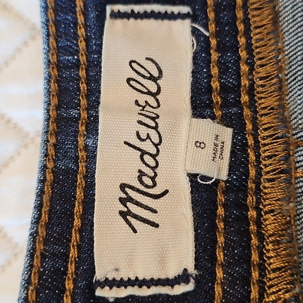 Madewell Jean skirt Button Size 8 - Picture 2 of 6